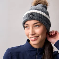 Alessandro Albanese Monogram Pom Beanie