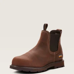 Ariat Men's Groundbreaker Chelsea EN ISO Waterproof Steel Toe Work Boot
