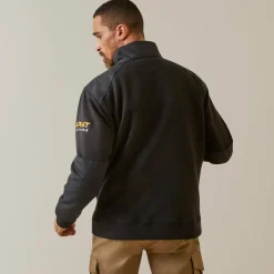 Ariat Men's Rebar Workman DuraCanvas Sweatshirt - Black/ Black