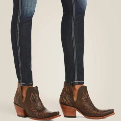 Ariat Women's REAL Mid Rise Stretch Outseam Ella Skinny Jean