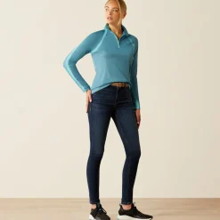 Ariat Women's Sunstopper 3.0 1/4 Zip Baselayer