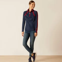 Ariat Women's Sunstopper 3.0 1/4 Zip Baselayer
