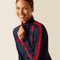 Ariat Women's Sunstopper 3.0 1/4 Zip Baselayer