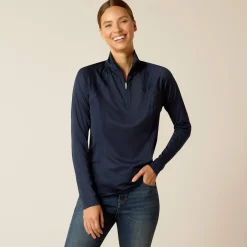 Ariat Women's Sunstopper 3.0 1/4 Zip Baselayer