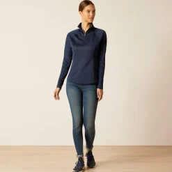 Ariat Women's Sunstopper 3.0 1/4 Zip Baselayer
