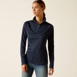 Ariat Women's Sunstopper 3.0 1/4 Zip Baselayer