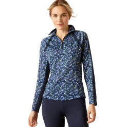 Ariat Women's Sunstopper 3.0 1/4 Zip Baselayer