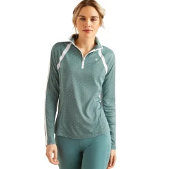 Ariat Women's Sunstopper 3.0 1/4 Zip Baselayer