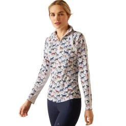 Ariat Women's Sunstopper 3.0 1/4 Zip Baselayer