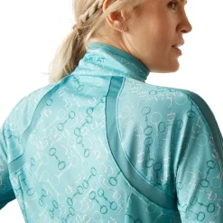 Ariat Women's Sunstopper 3.0 1/4 Zip Baselayer