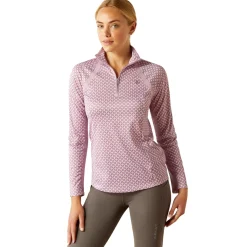 Ariat Women's Sunstopper 3.0 1/4 Zip Baselayer