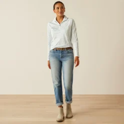 Ariat Women's Sunstopper 3.0 1/4 Zip Baselayer