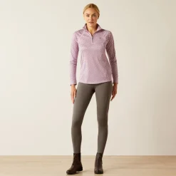 Ariat Women's Sunstopper 3.0 1/4 Zip Baselayer