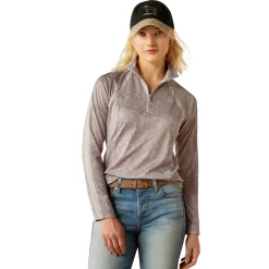 Ariat Women's Sunstopper 3.0 1/4 Zip Baselayer