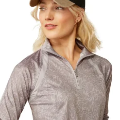 Ariat Women's Sunstopper 3.0 1/4 Zip Baselayer