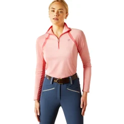 Ariat Women's Sunstopper 3.0 1/4 Zip Baselayer