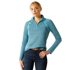 Ariat Women's Sunstopper 3.0 1/4 Zip Baselayer