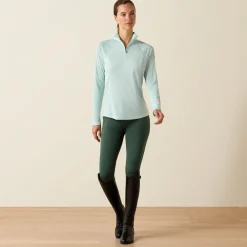 Ariat Women's Sunstopper 3.0 1/4 Zip Baselayer