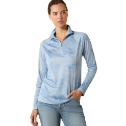 Ariat Women's Sunstopper 3.0 1/4 Zip Baselayer