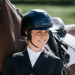 Champion Insight Round Standard Peak Riding Hat