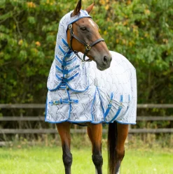DefenceX Shield Guardian Evolution UV Combi Fly Rug with Mask