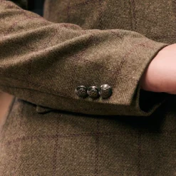 Dublin Albany Tweed Suede Collar Tailored Jacket