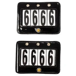 Equestro 4 Digits Competition Number Holder With Crystals