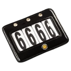 Equestro 4 Digits Competition Number Holder With Crystals