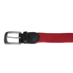 Equestro Elasticized Belt Crossed Pattern