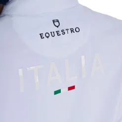 Equestro Girls' Long-Sleeved Competition Polo Shirt Equestro X Fise