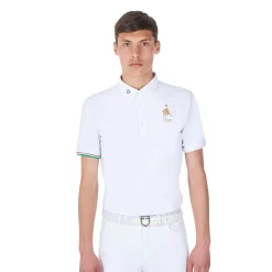 Equestro Men's Competition Polo Shirt Equestro X Fise