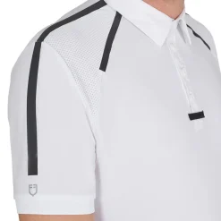 Equestro Men's Slim Fit Short Sleeve Competition Polo Shirt