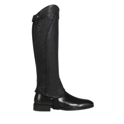Equestro Unisex Gaiters Elastic Band With Logos