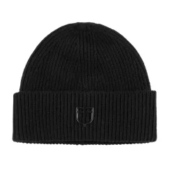 Equestro Unisex Knitted Texture Wool Beanie