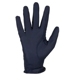 Equestro Unisex Synthetic Leather Gloves with Tear-Away Closure