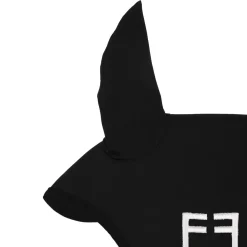 Equestro Black Line Edition Fly Veil In Stretch Material