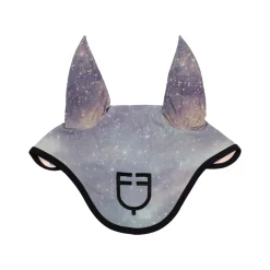Equestro Black Line Edition Fly Veil In Stretch Material