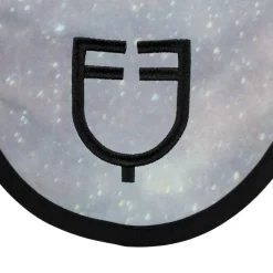 Equestro Black Line Edition Fly Veil In Stretch Material