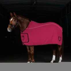 Equestro Fleece Rug With Flap Front Closure
