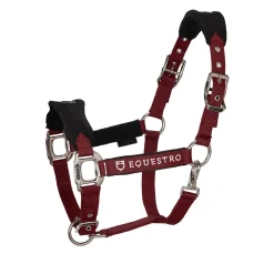 Equestro Halter With Double Adjustment And Lead Rope