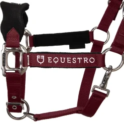 Equestro Halter With Double Adjustment And Lead Rope
