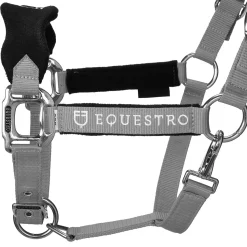 Equestro Halter With Double Adjustment And Lead Rope