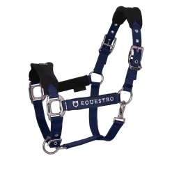 Equestro Halter With Double Adjustment And Lead Rope