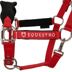 Equestro Halter With Double Adjustment And Lead Rope