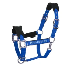 Equestro Halter With Double Adjustment And Lead Rope