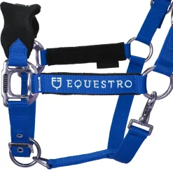 Equestro Halter With Double Adjustment And Lead Rope
