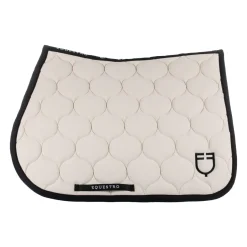 Equestro Jumping Saddle Pad With Onion Quilting