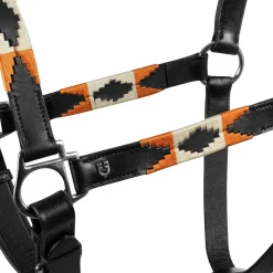 Equestro Leather Halter With Navajo Decorations