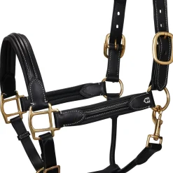 Equestro Soft Leather Halter With Durable Buckles