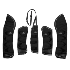 Equestro Travelling Boots Set And Tail Guard With Rubber Patch